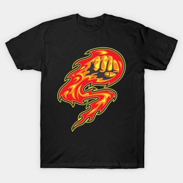 Stay Strong Fire Punch T-Shirt by Dennisbani